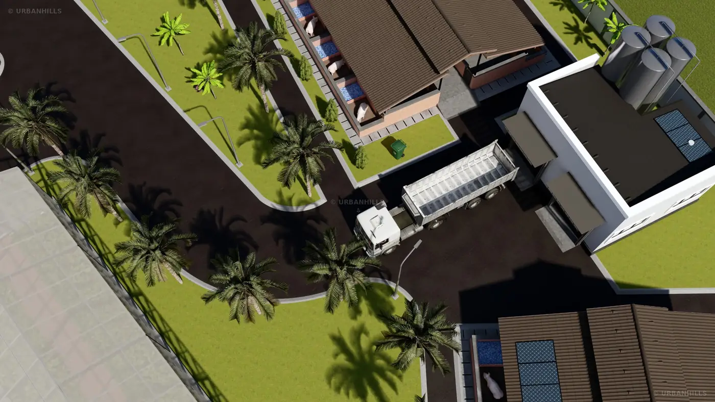 Urbanhills development-site aerial study